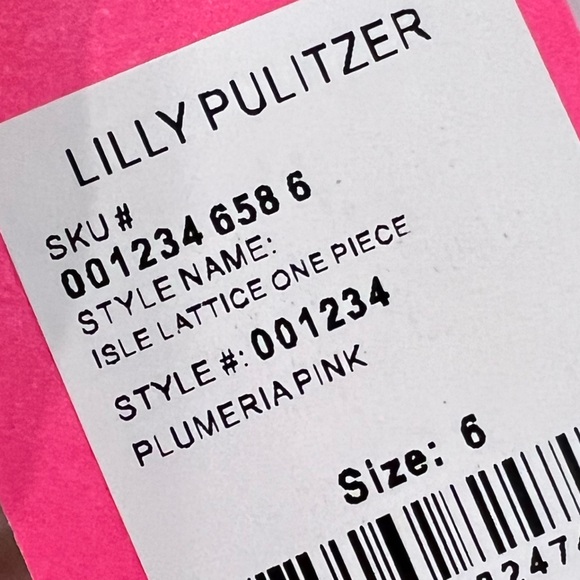 Isle Lattice One-Piece Swimsuit- NWT - Lilly Pulitzer 🔥🔥🔥 - Picture 9 of 15